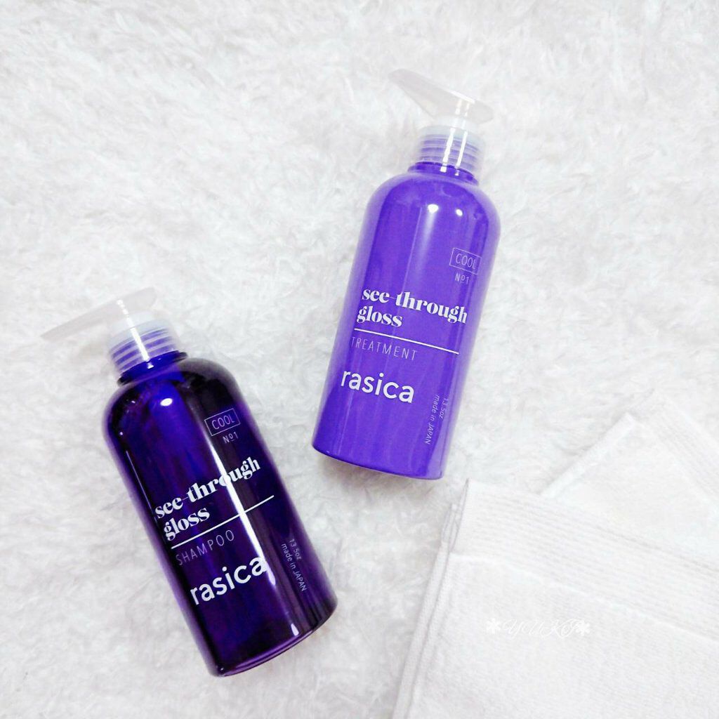 シースルーグロスシャンプー/トリートメント/rasica/市販シャンプーを使ったクチコミ(4枚目)