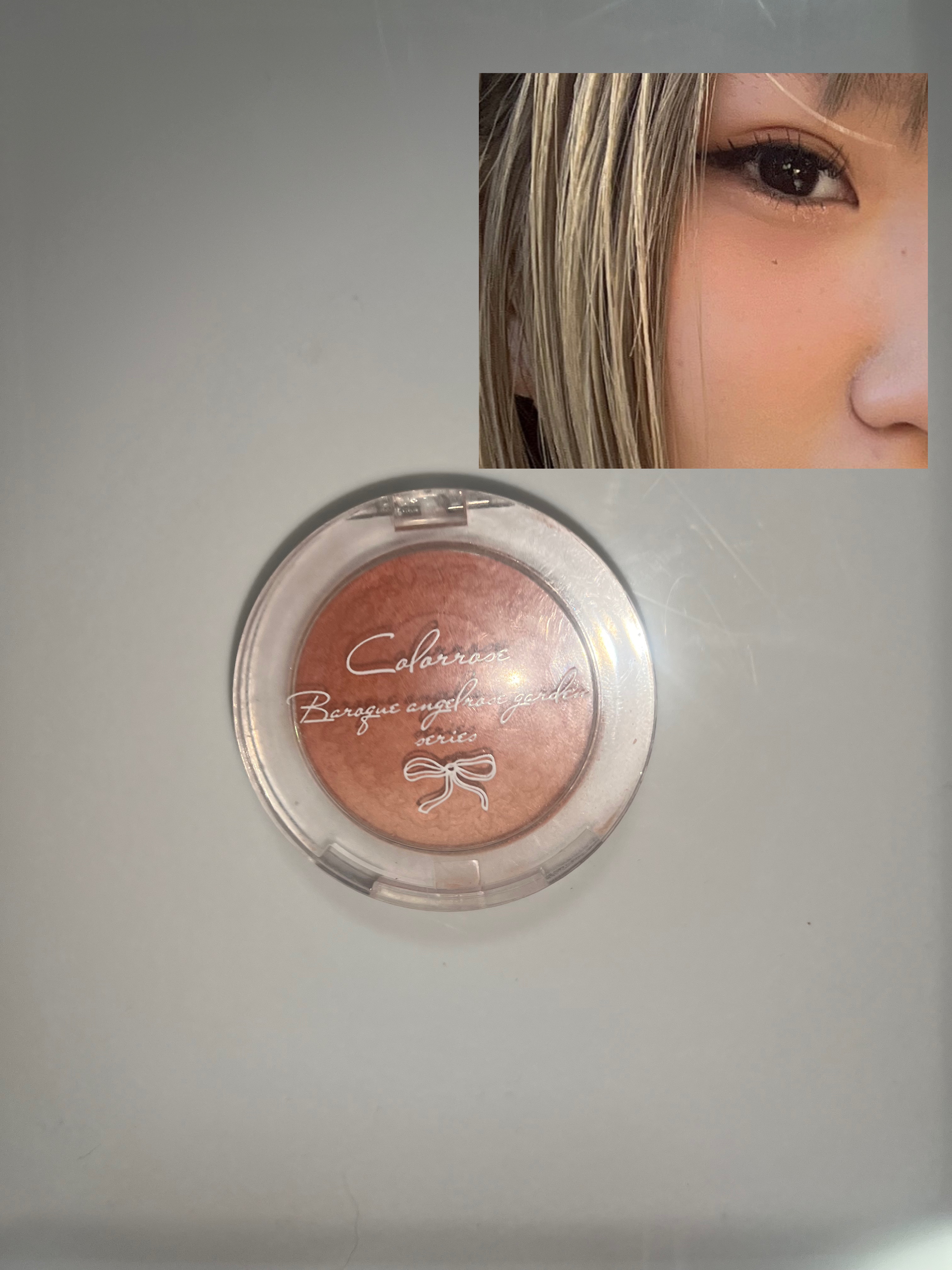 グラデーションエンボスチーク/COLORROSE/パウダーチークを使ったクチコミ（1枚目）