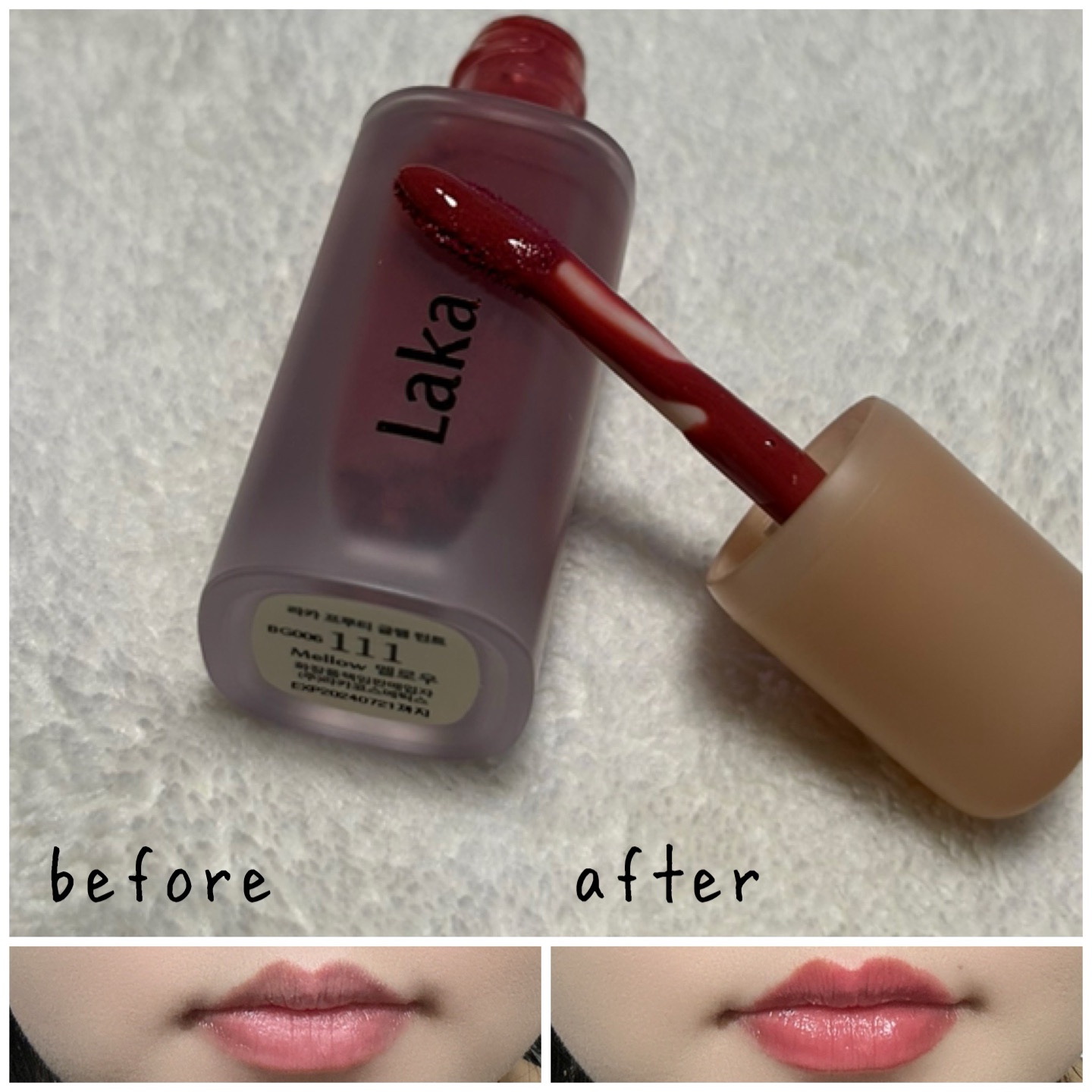 フルーティーグラムティント/Laka/リップティントを使ったクチコミ（3枚目）