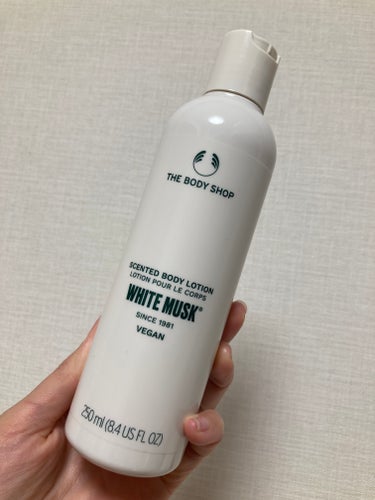 THE BODY SHOP ホワイトムスク ボディローションのクチコミ「 THE BODY SHOP

ホワイトムスク ボディローション

250ml



ホワイト.....」（2枚目）