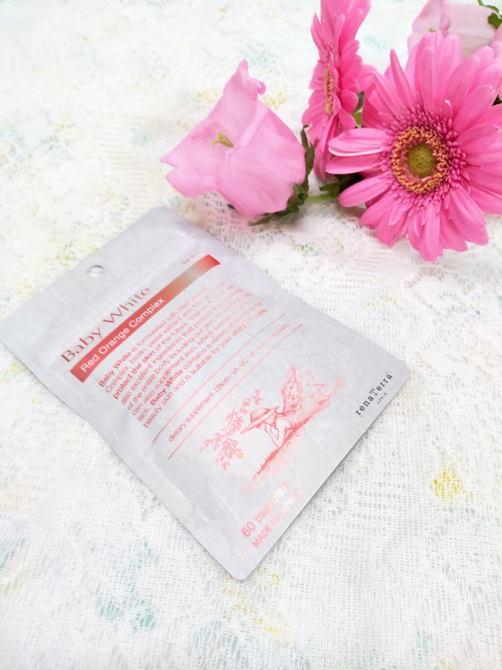 Baby White 60粒/renaTerra/美容サプリメントを使ったクチコミ（2枚目）