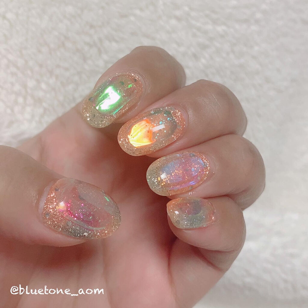 ジェルネイル（ライト対応）/セリア/ジェルネイルを使ったクチコミ（2枚目）