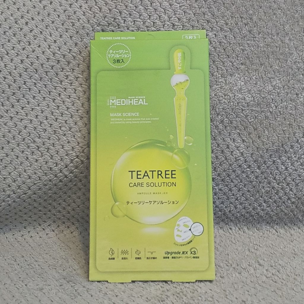 ティーツリーケアソリューション アンプルマスクJEX/MEDIHEAL/シートマスク・パックを使ったクチコミ（1枚目）