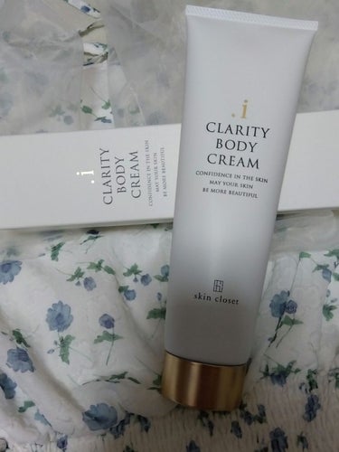 i CLARITY BODY CREAM/skin closet/ボディクリームを使ったクチコミ（1枚目）