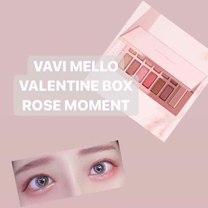 バレンタインボックス3ローズモーメント/VAVI MELLO/アイシャドウパレットを使ったクチコミ(1枚目)