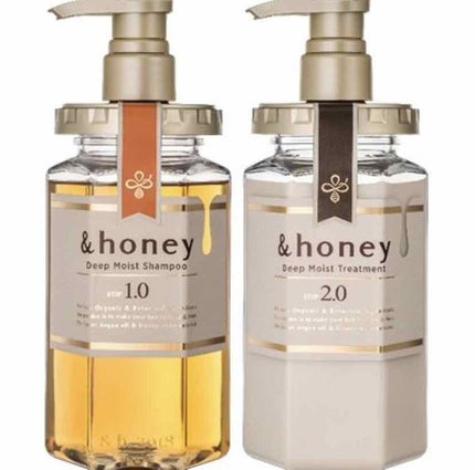 ディープモイスト シャンプー1.0/ヘアトリートメント2.0/&honey/市販シャンプーを使ったクチコミ(1枚目)