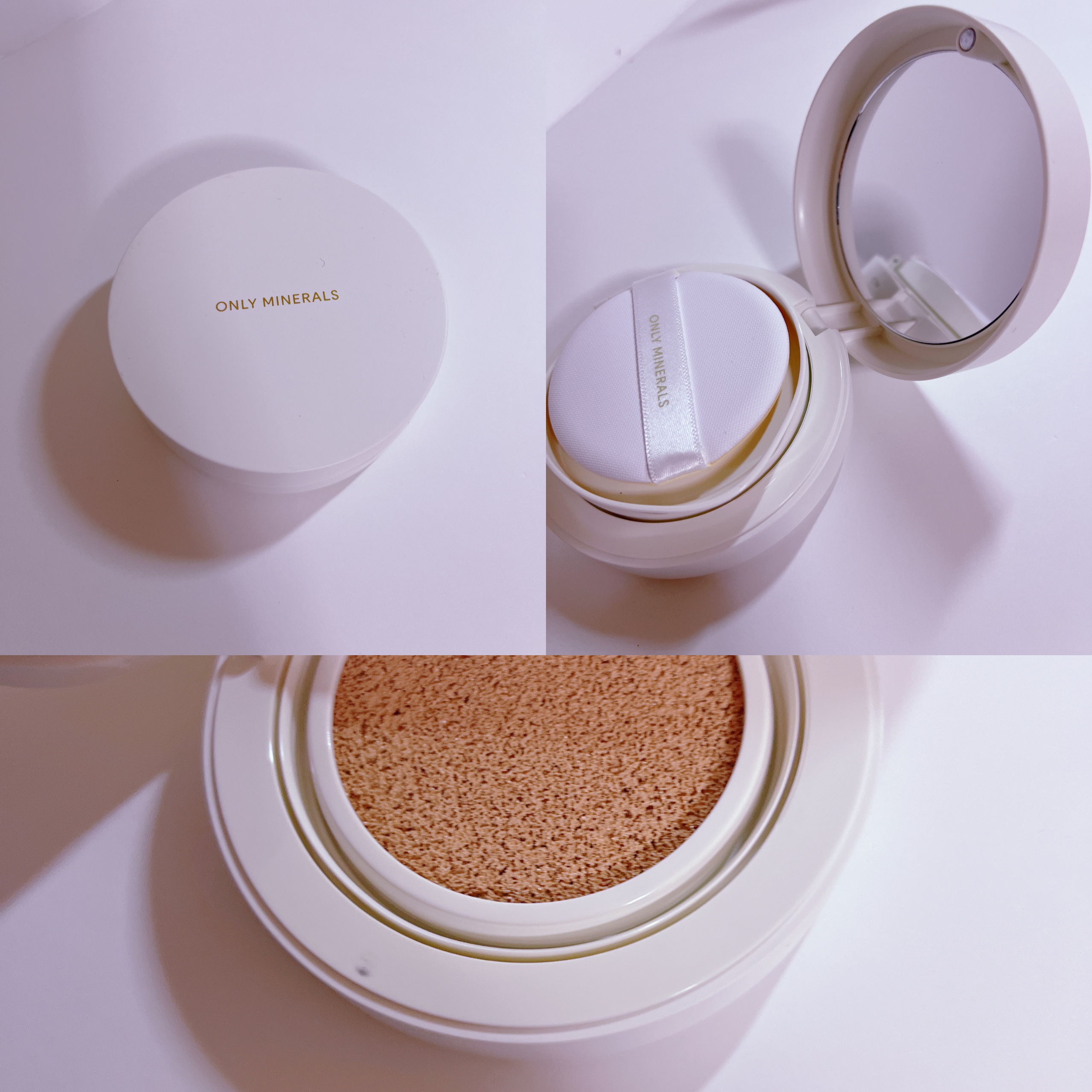 薬用 リンクルホワイト クッションBB/ONLY MINERALS/クッションファンデーションを使ったクチコミ（3枚目）