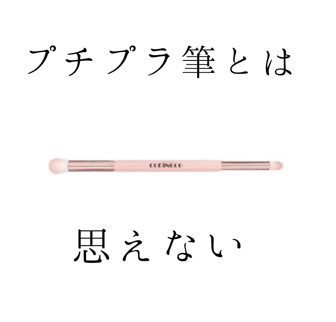 エレガントスウィートピンクブラシ 05 デュアルアイシャドウブラシ/CORINGCO/メイクブラシを使ったクチコミ（1枚目）
