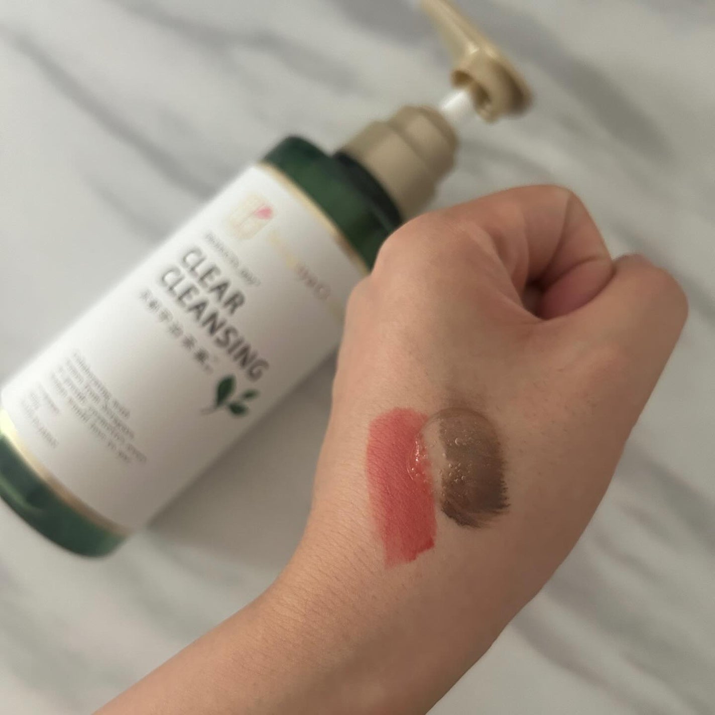 クリアクレンジング 京都宇治茶葉/世田谷コスメ/クレンジングジェルを使ったクチコミ(2枚目)