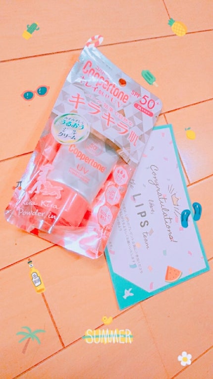 コパトーン キレイ魅せUV キラキラ肌/コパトーン/日焼け止めクリームを使ったクチコミ(1枚目)