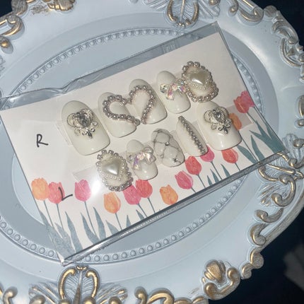 ジェルネイル ホワイト/セリア/ジェルネイルの画像