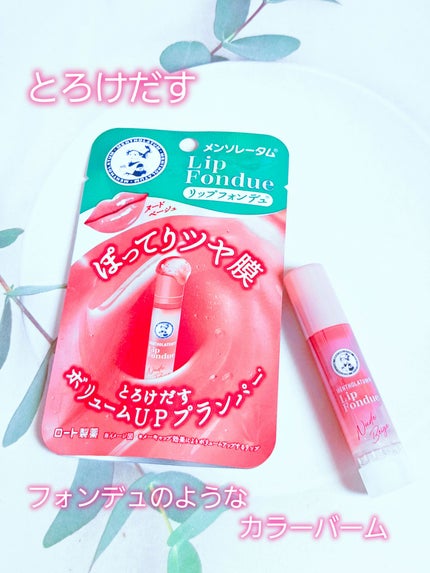 メンソレータム リップフォンデュ/メンソレータム/リップバームを使ったクチコミ(1枚目)
