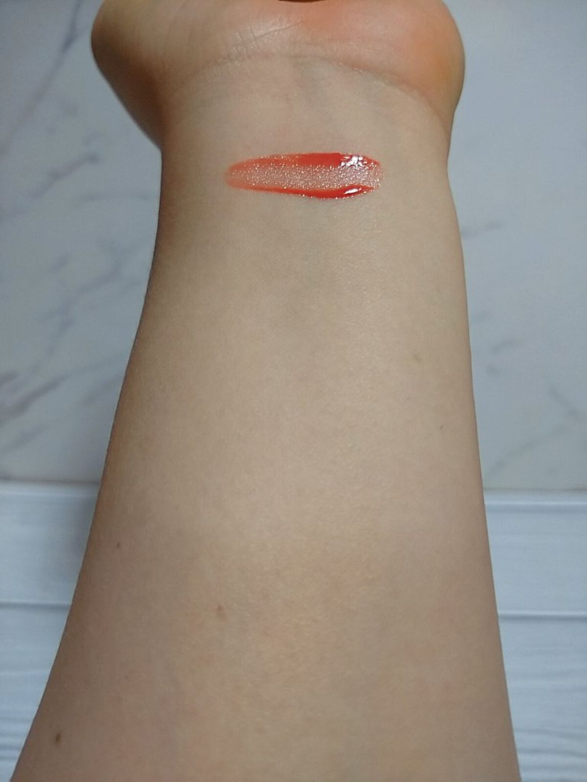 ジューシーラスティングティント/rom&nd/リップティントを使ったクチコミ（2枚目）