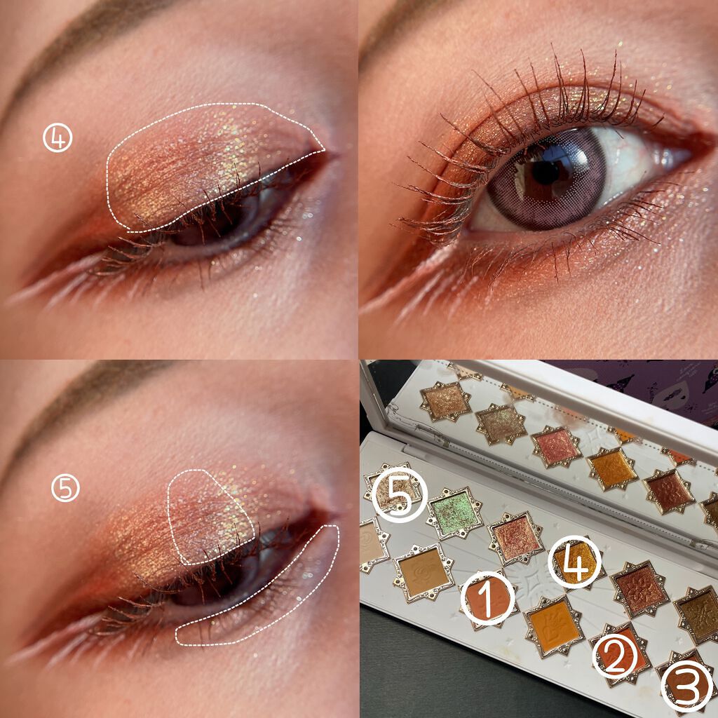 リトルエンジェル12色アイシャドウパレット/FlowerKnows/アイシャドウパレットを使ったクチコミ（3枚目）