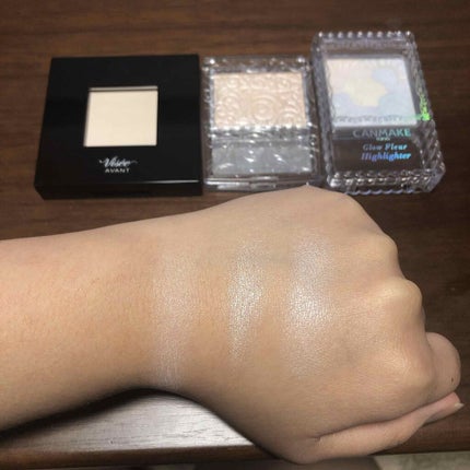 グロウフルールハイライター/キャンメイク/パウダーハイライトを使ったクチコミ(3枚目)