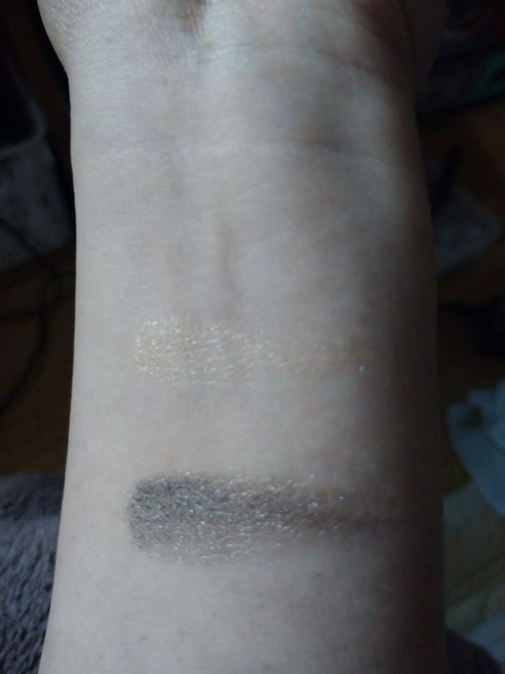 ロイヤルパーティー カスタムアイシャドウ 2P/DAISO/ジェル・クリームアイシャドウを使ったクチコミ(2枚目)