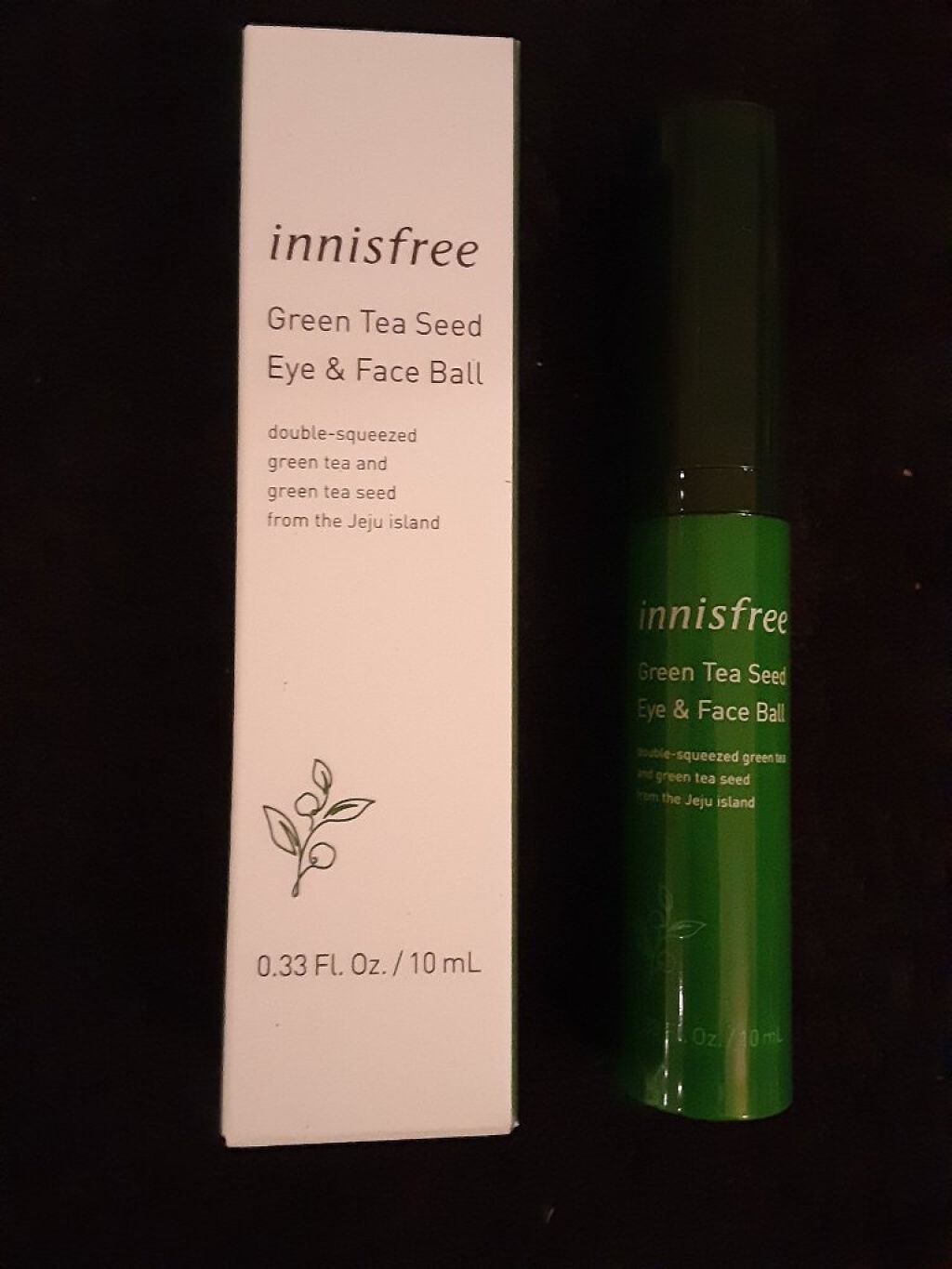 グリーンティーシード アイ＆フェイスボール/innisfree/美容液を使ったクチコミ（1枚目）