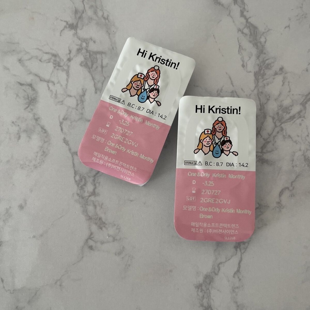 One & Only Kristin/Hapa kristin/カラーコンタクトレンズを使ったクチコミ（3枚目）