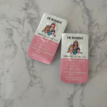 One & Only Kristin/Hapa kristin/カラーコンタクトレンズを使ったクチコミ(3枚目)