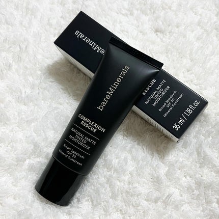 CR ナチュラル マット モイスチャライザー/bareMinerals/クリーム・エマルジョンファンデーションを使ったクチコミ(1枚目)