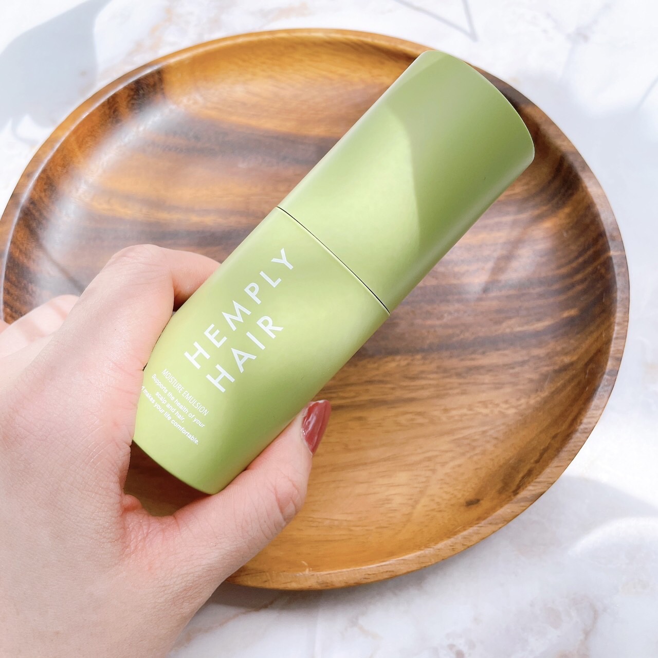 モイスチャーエマルジョン /HEMPLY HAIR/ヘアミルクを使ったクチコミ（2枚目）