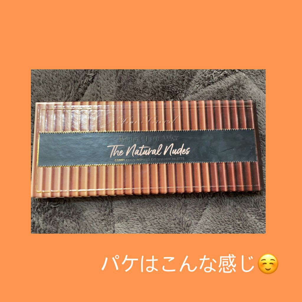ボーン ディス ウェイ ザ ナチュラル ヌード アイシャドウ パレット/Too Faced/アイシャドウパレットを使ったクチコミ（2枚目）