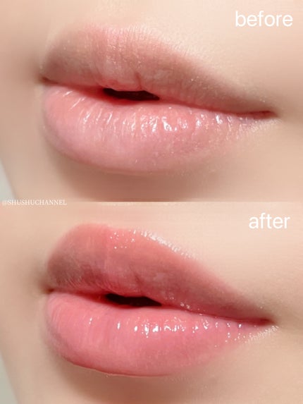 グラスティングカラーグロス/rom&nd/リップグロスを使ったクチコミ(6枚目)