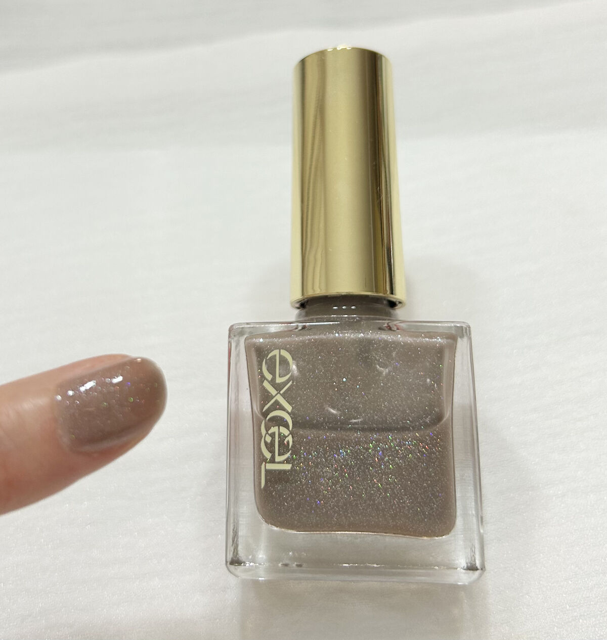 エクセル ネイルポリッシュ N NL34 トワイライトラバー/excel/マニキュアを使ったクチコミ（3枚目）