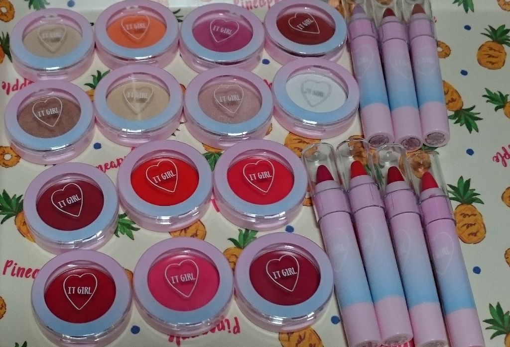 ダイソー×IT GIRL クリームチーク&リップ/DAISO/ジェル・クリームチークを使ったクチコミ（1枚目）