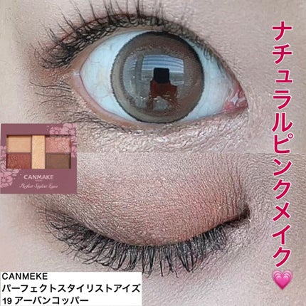 パーフェクトスタイリストアイズ/キャンメイク/アイシャドウパレットを使ったクチコミ(1枚目)
