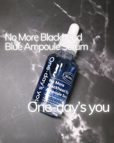 ノーモアブラックヘッド ブルーアンプルセラム/One-day's you/美容液を使ったクチコミ（1枚目）