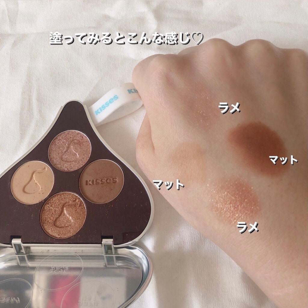 キスチョコレート プレイカラーアイズ/ETUDE/アイシャドウパレットを使ったクチコミ(3枚目)