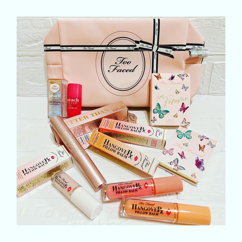 ピーチブルーム リップ & チーク ティント/Too Faced/リキッドチークを使ったクチコミ（2枚目）