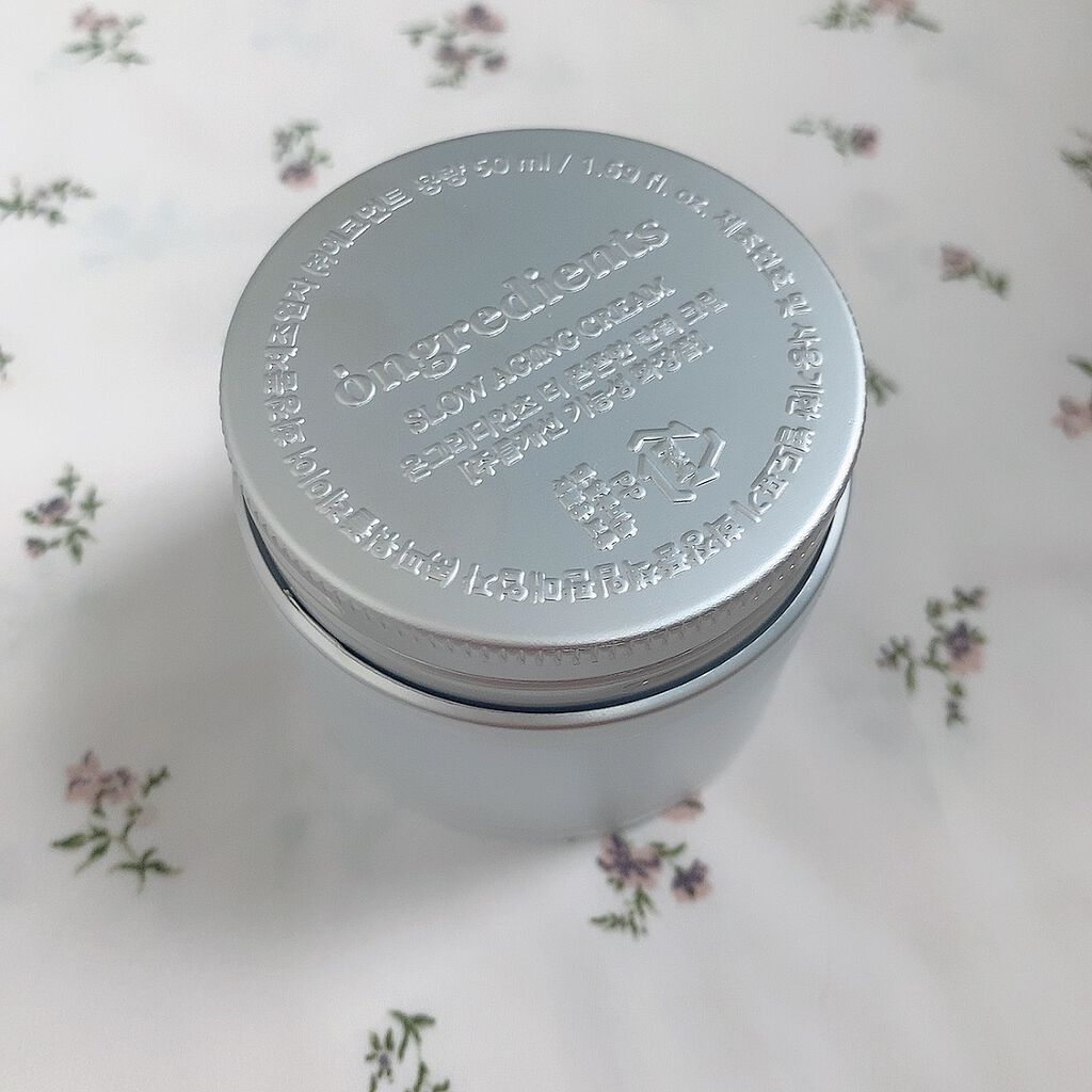 Slow Aging Cream /Ongredients/フェイスクリームを使ったクチコミ(3枚目)