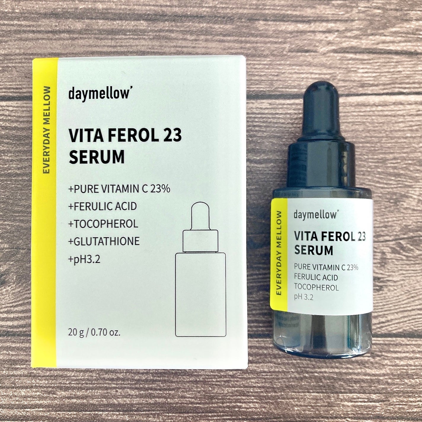 デイメロウ ビタフェロール23 セラム/daymellow’/美容液を使ったクチコミ(5枚目)