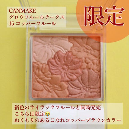 グロウフルールチークス/キャンメイク/パウダーチークを使ったクチコミ(2枚目)