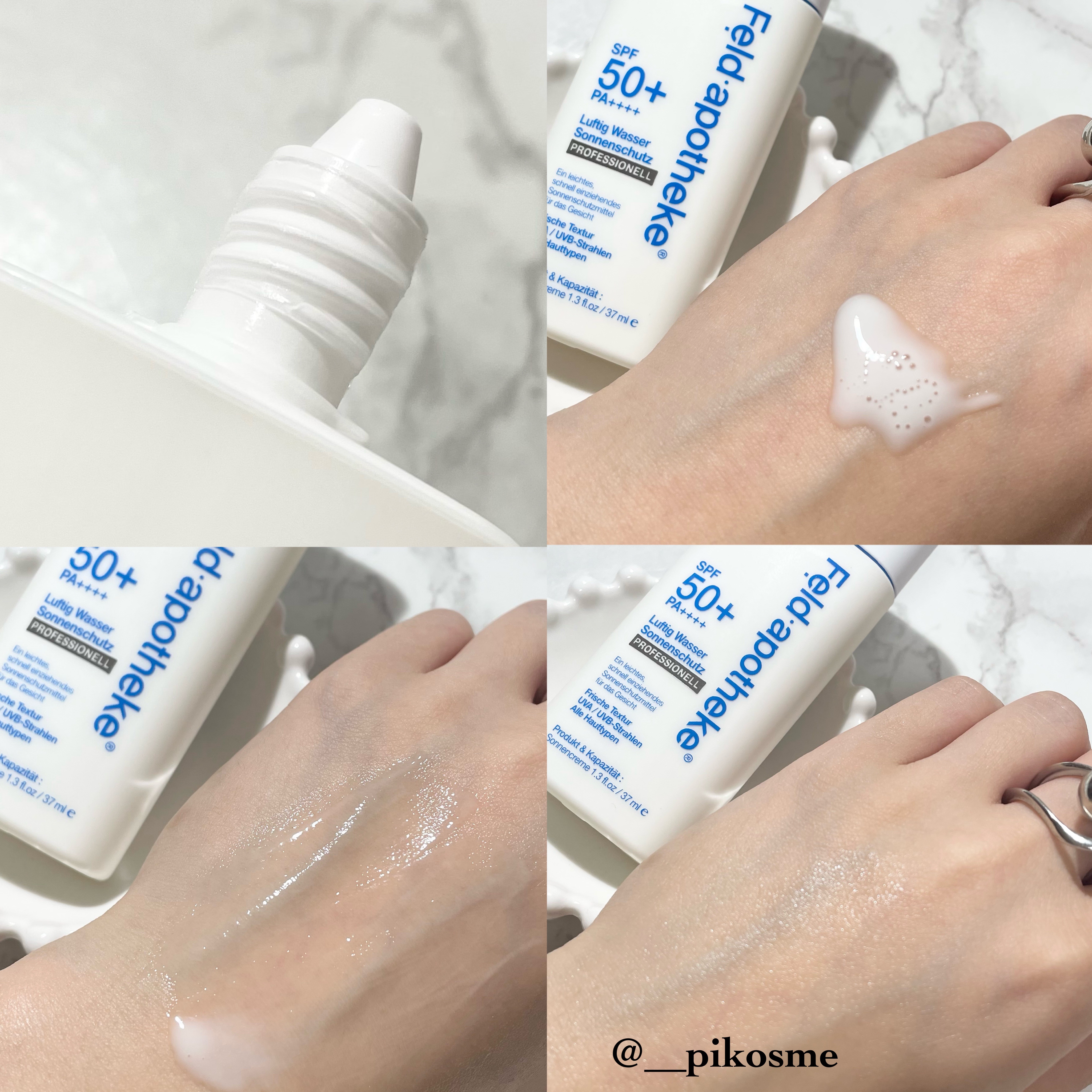 エアリーウォーターサンスクリーン プロフェッショナル/Feld Apotheke/日焼け止めローションを使ったクチコミ（3枚目）