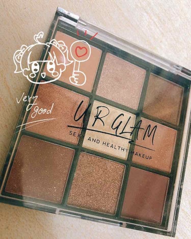 UR GLAM　BLOOMING EYE COLOR PALETTE/U R GLAM/アイシャドウパレットを使ったクチコミ（1枚目）