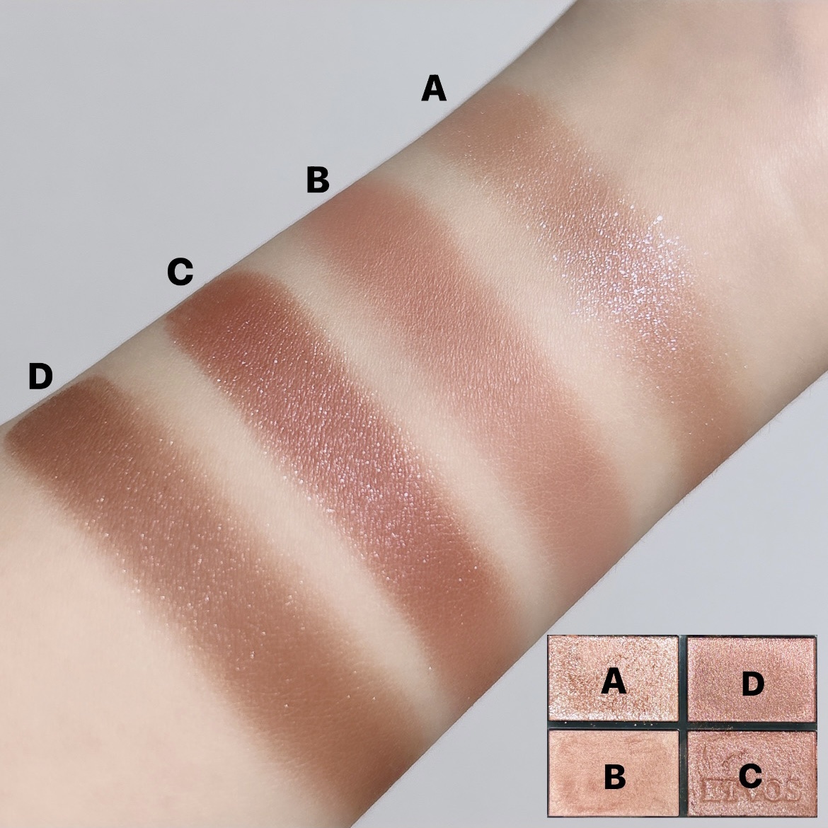 ミネラルクラッシィシャドー/エトヴォス/アイシャドウパレットを使ったクチコミ（2枚目）