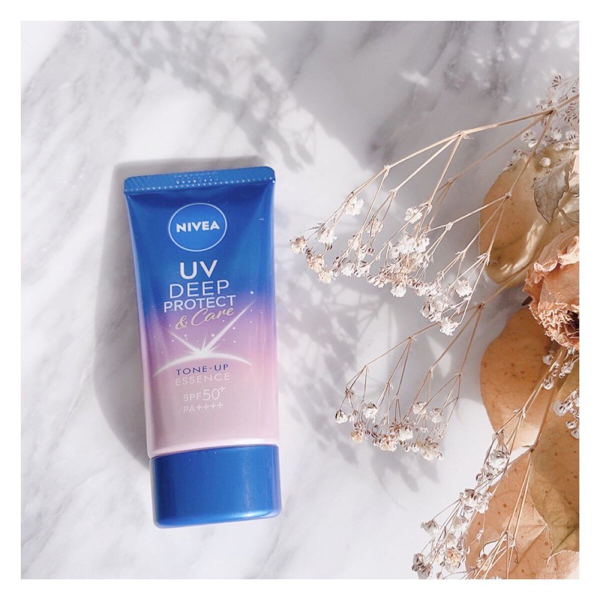 ニベアUV ディープ プロテクト&ケア トーンアップ エッセンス/ニベア/日焼け止めローションを使ったクチコミ(1枚目)