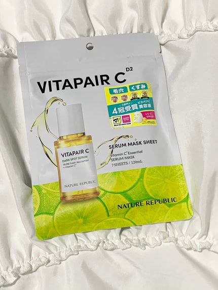 ビタペアC集中美容液シートマスク/ネイチャーリパブリック/シートマスク・パックを使ったクチコミ(1枚目)