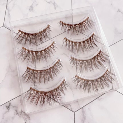 ミッシュブルーミン 3Dアイラッシュライン No.12 スウィートブラウン/ミッシュブルーミン/つけまつげを使ったクチコミ(3枚目)