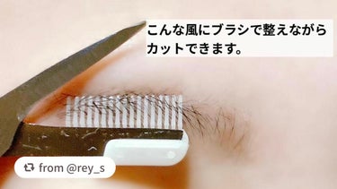 コーム付き3D眉はさみ/ロージーローザ/その他化粧小物を使ったクチコミ（4枚目）