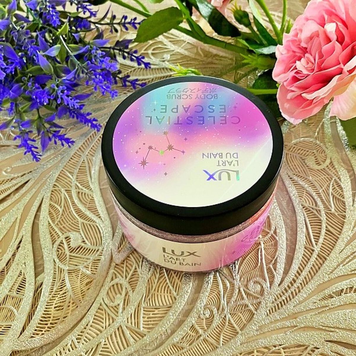 セレスティアルエスケープ ボディスクラブ		/LUX/ボディスクラブを使ったクチコミ（2枚目）