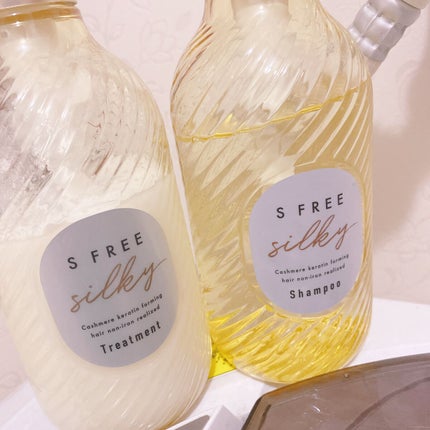 シャンプー シルキースムース/トリートメント シルキースムース /S FREE/市販シャンプーを使ったクチコミ(1枚目)