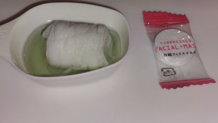 圧縮フェイスマスク/DAISO/シートマスク・パックを使ったクチコミ(2枚目)