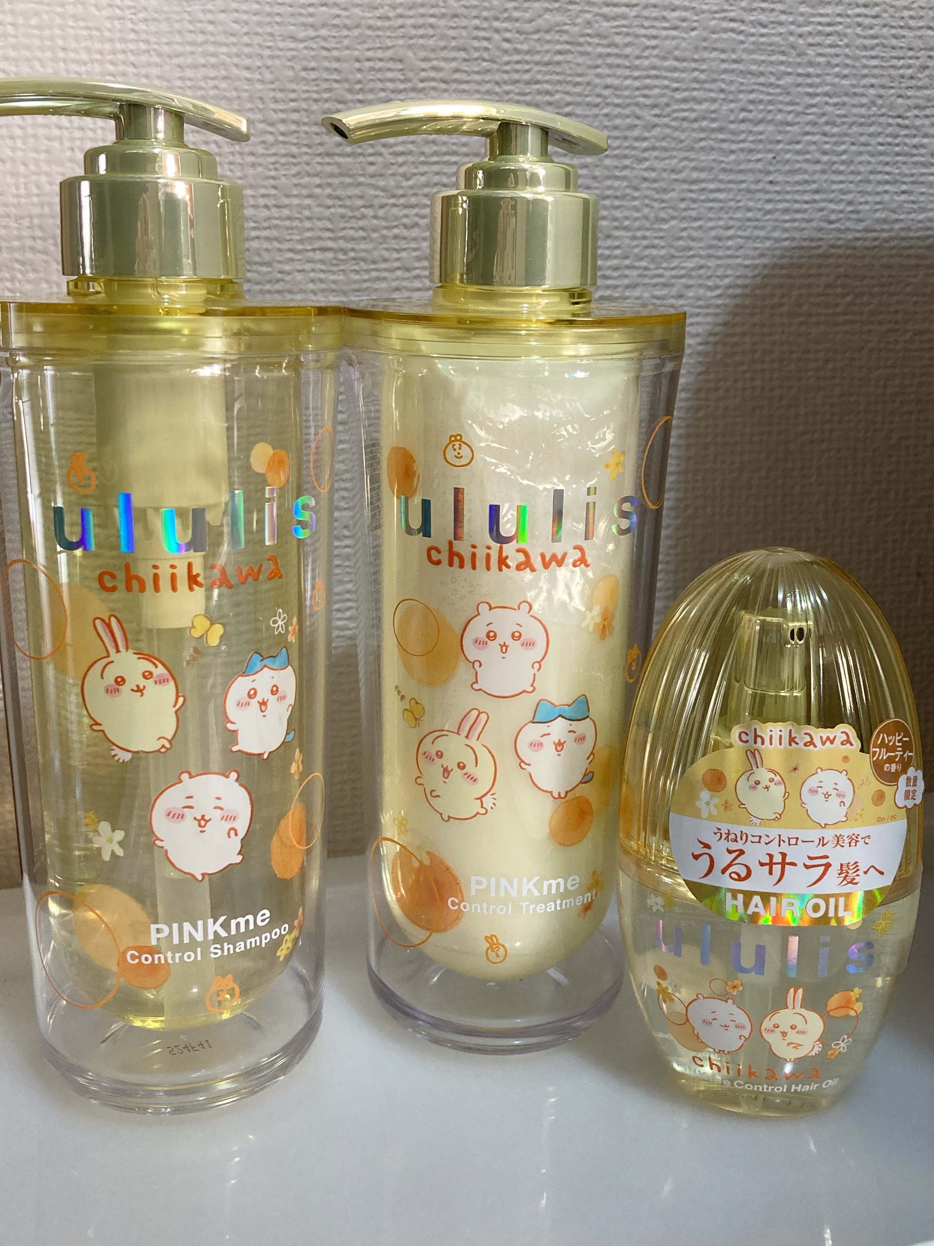 ウルリス　ちいかわ　ピンクミー　コントロール　ペアセット/ululis/市販シャンプーを使ったクチコミ（1枚目）