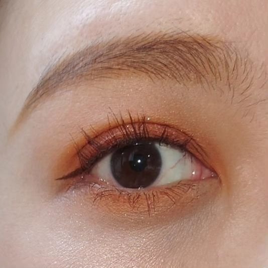 ジューシーオレンジパレット/innisfree/アイシャドウパレットを使ったクチコミ(5枚目)