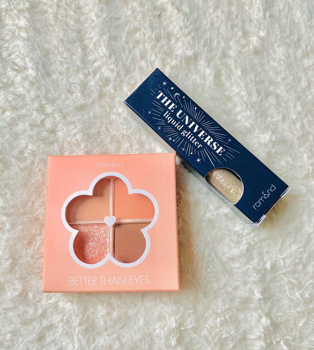 リキッド グリッター シャドウ/rom&nd/グリッターを使ったクチコミ（3枚目）