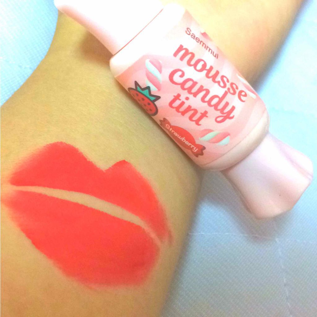 ムース キャンディー ティント/the SAEM/リップティントを使ったクチコミ(2枚目)